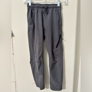 All In Motion Gray Boys Cargo Pants with Side Leg Zipper Pocket | Size S (6/7)